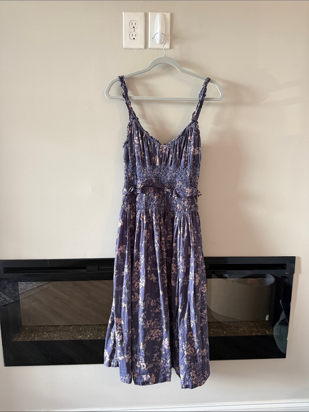 Anthropologie smocked Midi Dress